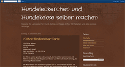 Desktop Screenshot of hundeleckerchen.com