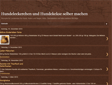 Tablet Screenshot of hundeleckerchen.com